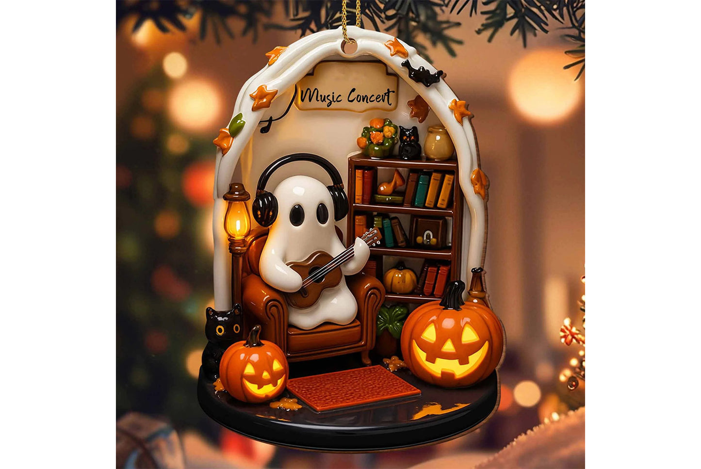 **Halloween Spooky Ornament Halloween Spooky Acrylic Hanging Ornament**