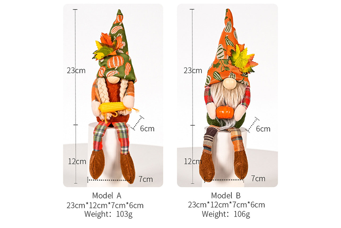 Autumn Harvest Hanging Leg Figure