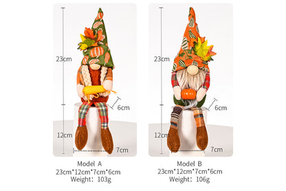 Autumn Harvest Hanging Leg Figure