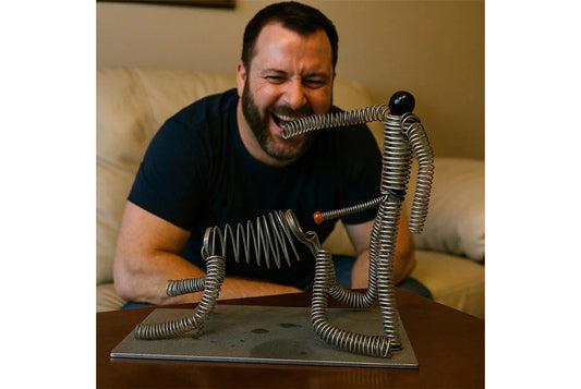 **Funny Spring Man Desk Toy - Hilarious Gift**