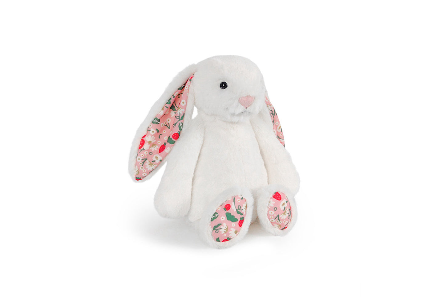 Floral Fabric Lop-Eared Rabbit Plush Toy