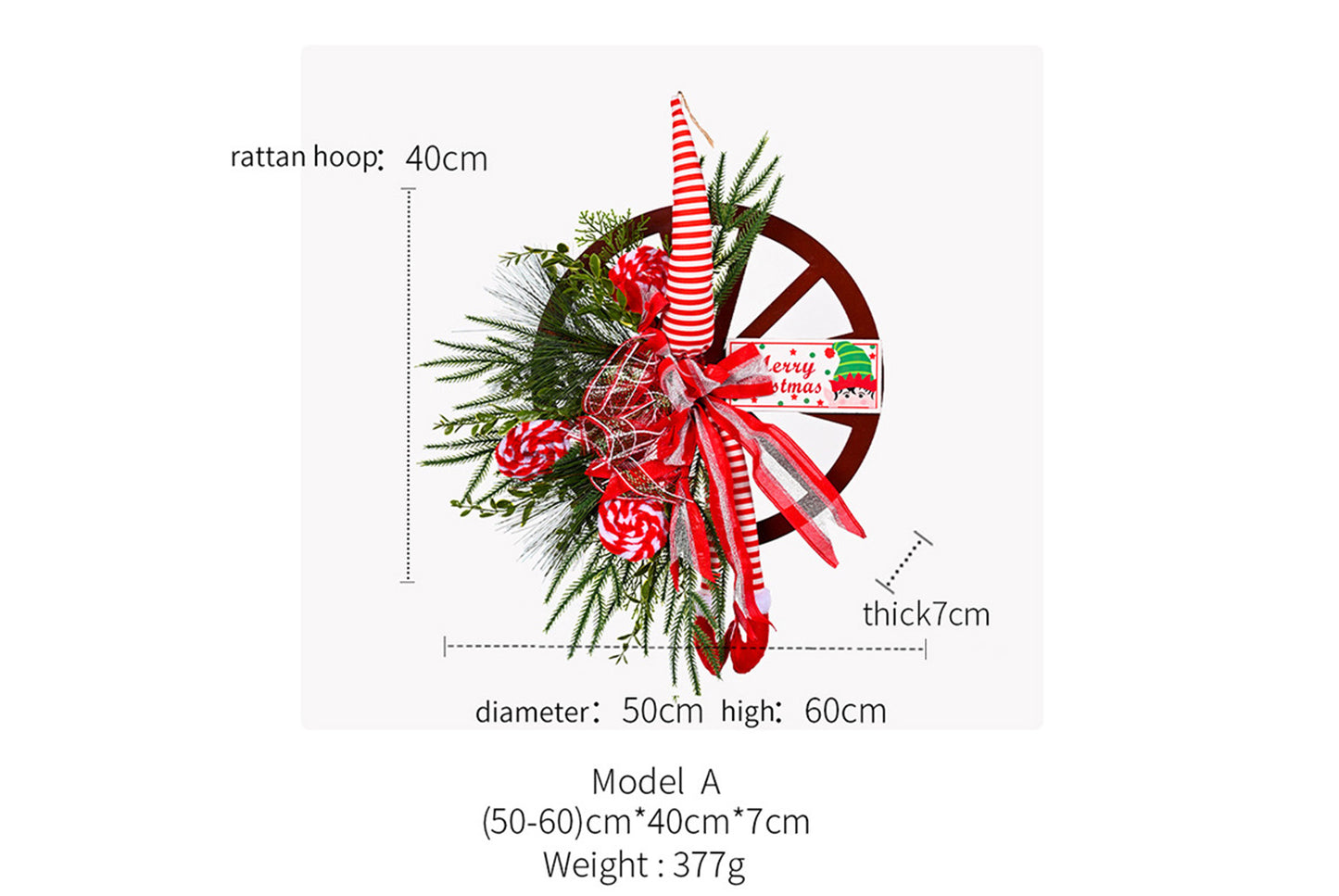 **Creative Christmas Elf Foot Wreath Ornament**