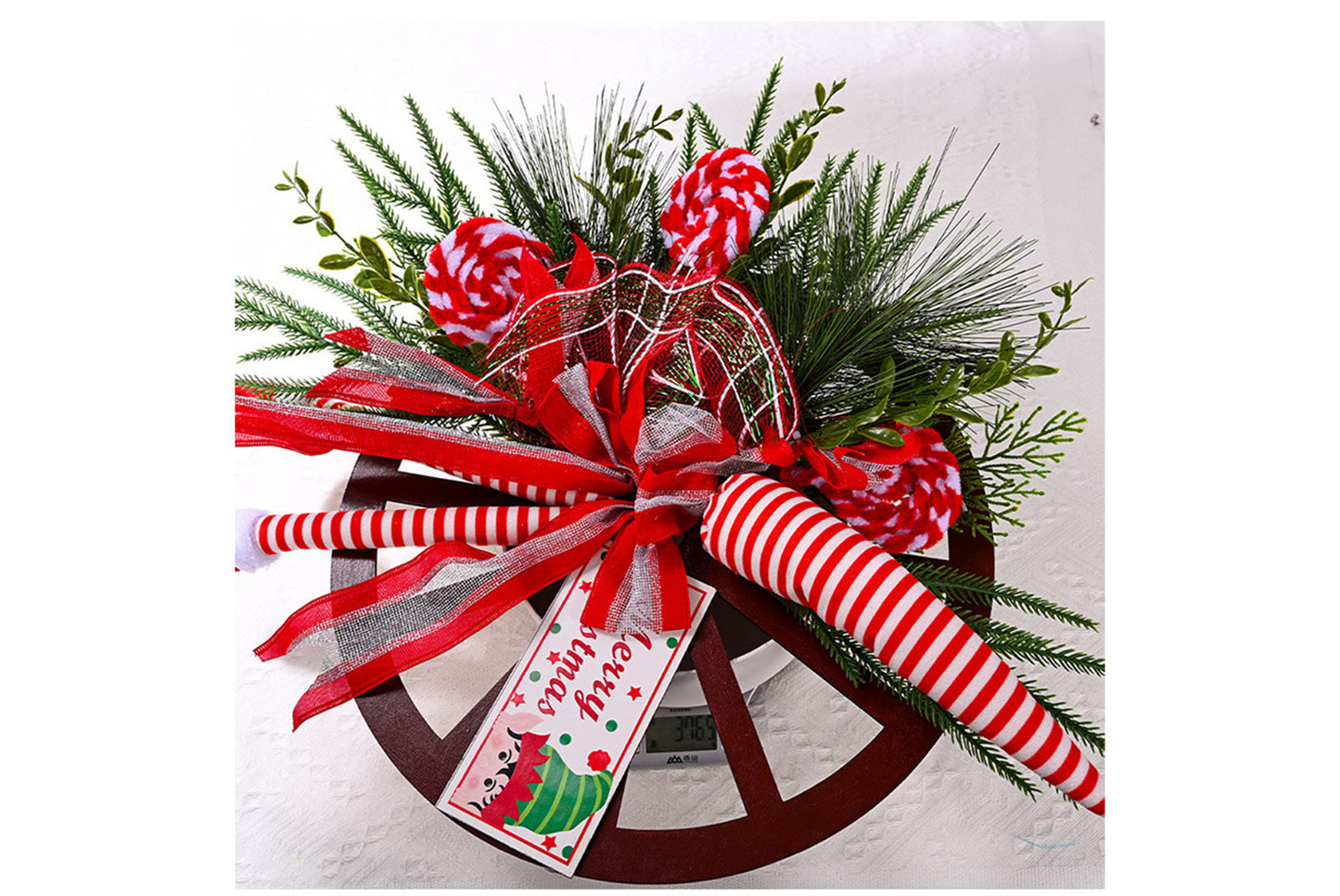 **Creative Christmas Elf Foot Wreath Ornament**