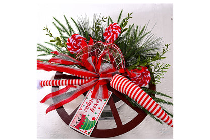 **Creative Christmas Elf Foot Wreath Ornament**