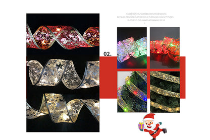 **Christmas Ribbon LED String Lights**