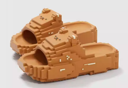 Children's Building Block Slippers